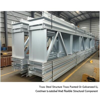 Weerbestendige stalen constructie vakwerk met klasse A brandwerendheid en aanpasbare hoogte 6-50m