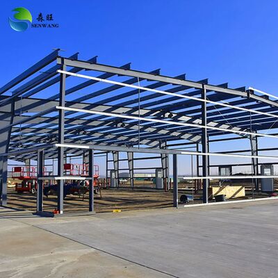 Hoge intensiteit staalstructuur magazijn gespannen verbinding type magazijnstructuurontwerp ontworpen voor assemblage en lange termijn