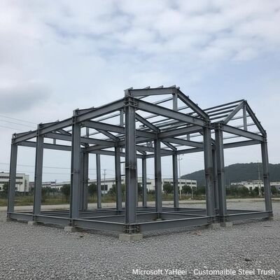Duurzaamheid bereikt 50 jaar Steel Structure Workshop Ontworpen met behulp van STAAD Pro RamConnection Midas Gen en CAD Software voor de bouw