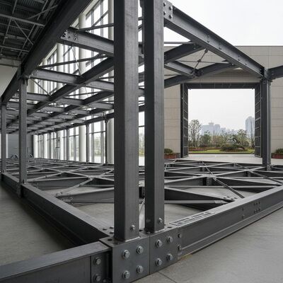 Brandbeveiligingssysteem Optioneel Stalen Magazijn met Glaswol Wand en Dak Biedt Opslagoplossingen van 30000 Ton Per Jaar