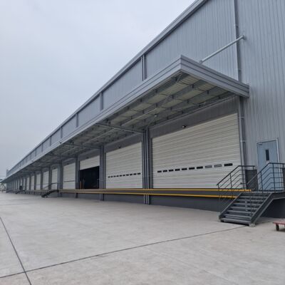 Boltverbinding Staalstructuur Warehouse met 50 jaar levensduur en corrosiebestendige verf voor industriële opslag