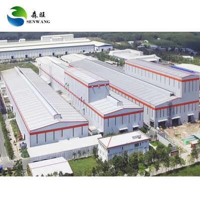 Betaalbare Stalen Constructie met V-type Versteviging, Tot 30m Hoogte, en Bout/Lasverbinding voor Sterke Magazijnoplossingen