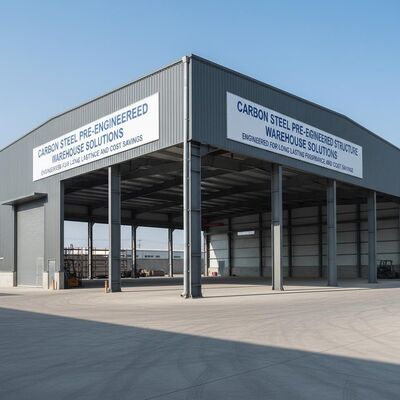 50 jaar Structural Steel Storage Building Gebouwd met hoge prefabricatie nauwkeurigheid Biedt industriële opslagcapaciteit