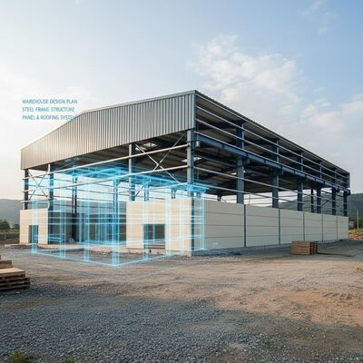 Aardbevingsbestendige staalconstructie van graad 8