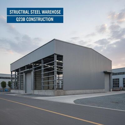 Carbon Structural Steel Q235B Metal Structure Warehouse Providing and Long Lasting Construction voor opslagtoepassingen