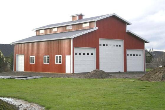 Voorgefabriceerde staalconstructie Bouw van veehouderij voor paarden Stabiel voor runderen, schapen en pluimvee