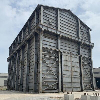 7e-klas seismische staalconstructie werkplaats gebouwd met stalen panelen als wandmateriaal voor zware industriële projecten