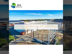 China Nieuw product Prefab Fabriek Werkplaats Gebouw Staalstructuur Warehouse