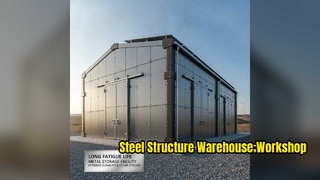 Stalen structuurworkshop/magazijn